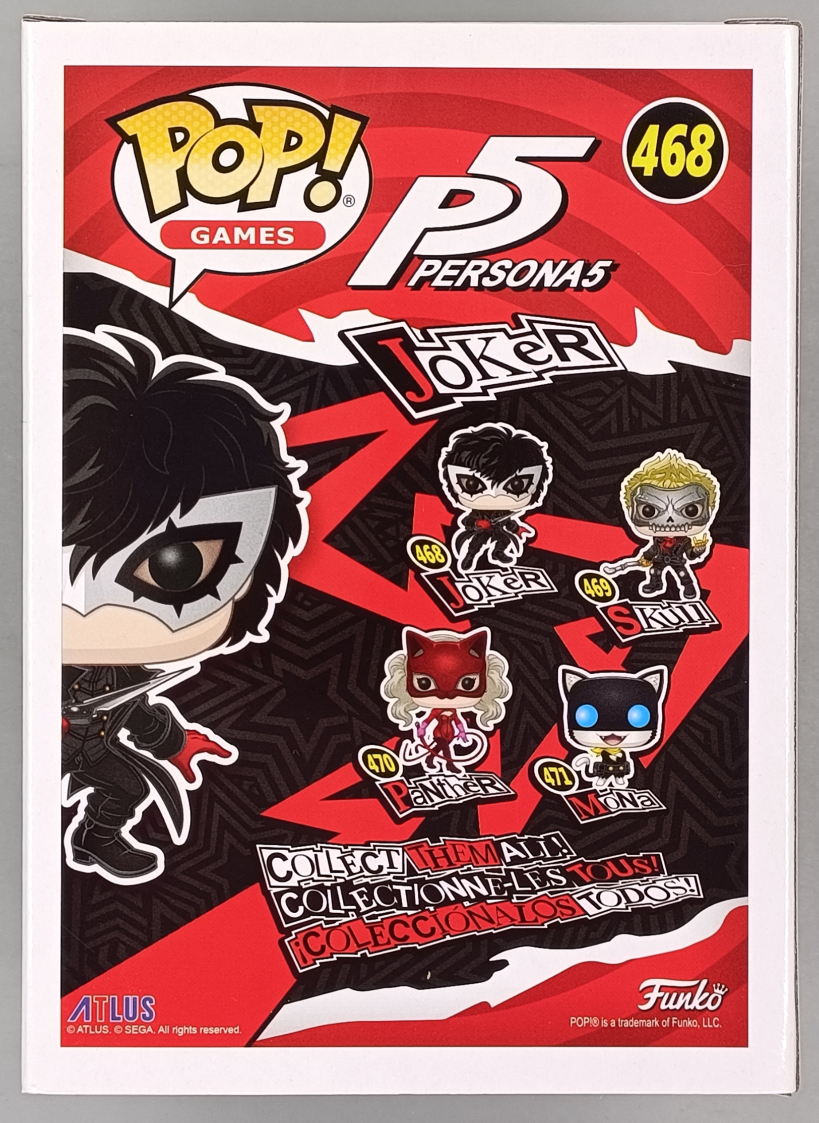 Funko Pop Persona 5 sold Joker #468