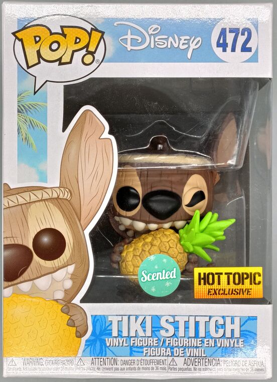 #472 Tiki Stitch - Scented - Disney Lilo & Stitch BOX DAMAGE