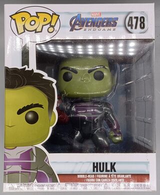 #478 Hulk (w/ Gauntlet) 6 inch Marvel Avengers Endgam DAMAGE