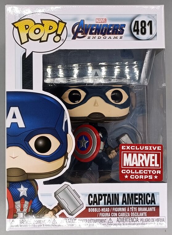 #481 Captain America (w/ Mjolnir) - Marvel Avengers Endgame