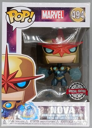 #494 Nova - Metallic - Marvel - 30000pc LE - BOX DAMAGE