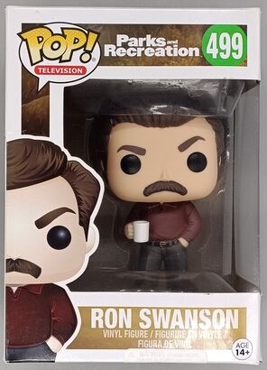 #499 Ron Swanson - Parks and Recreation - BOX DAMAGE