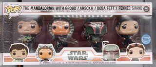 [4 Pack] The Mandalorian / Ahsoka / Boba Fett / Fennec Shan