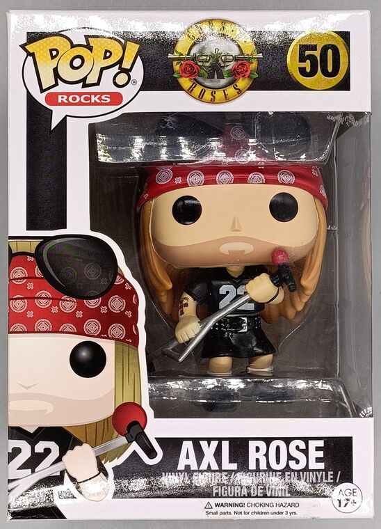 #50 Axl Rose - Guns n Roses - BOX DAMAGE