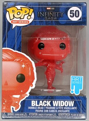 #50 Black Widow - Art Series - Marvel The Infinit BOX DAMAGE