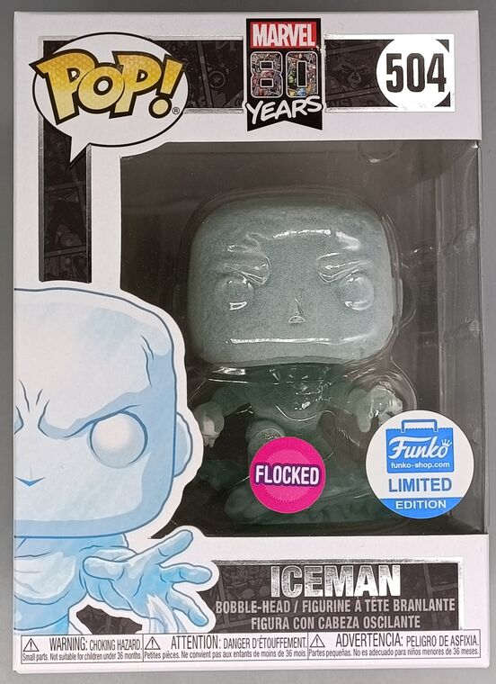 #504 Iceman (First Appearance) - Flocked - Marvel