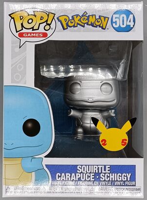 #504 Squirtle (Silver) Metallic - Pokemon