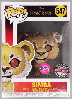 #547 Simba - Flocked - Disney The Lion King