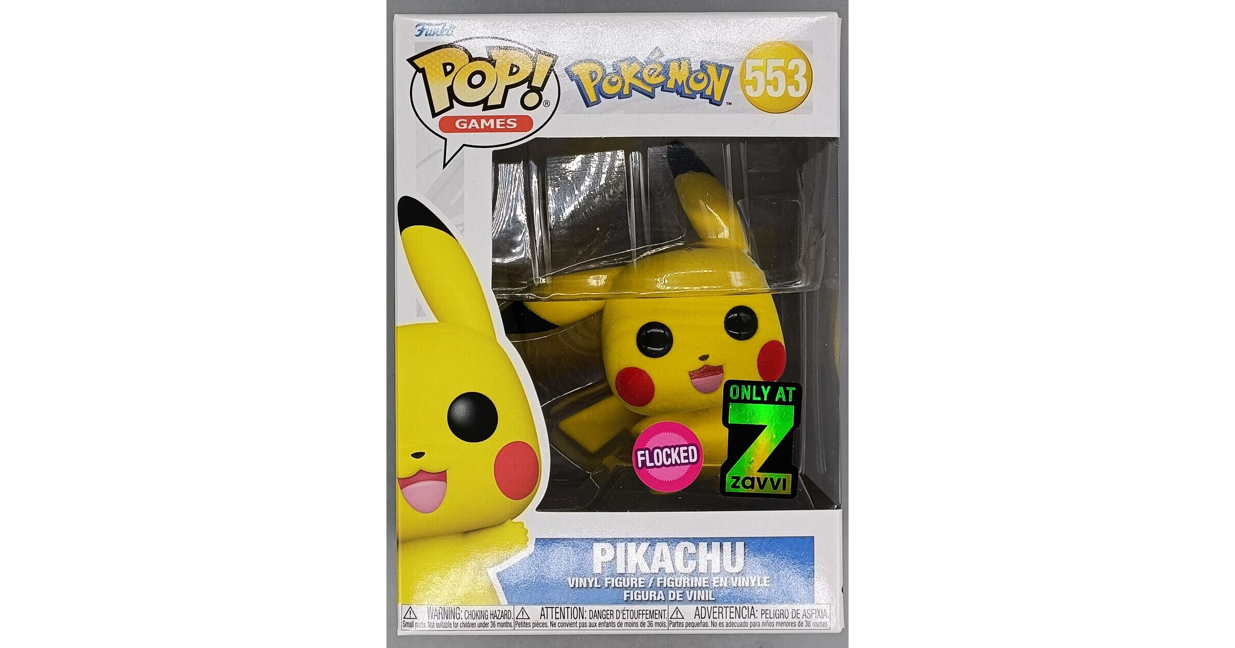 BOITE ABIMEE Funko POP Pokémon n°553 Pikachu Waving