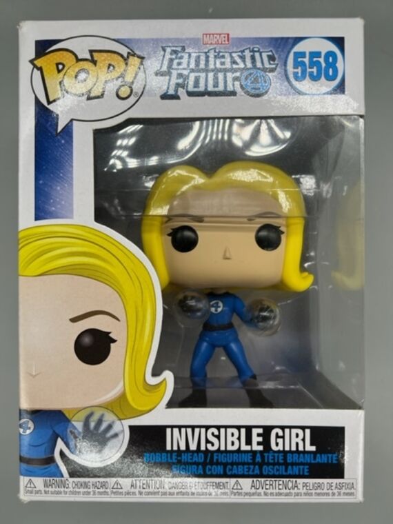 #558 Invisible Girl - Marvel Fantastic Four - BOX DAMAGE