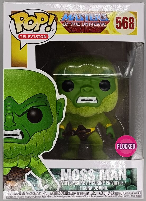 #568 Moss Man - Flocked - Masters of the Universe