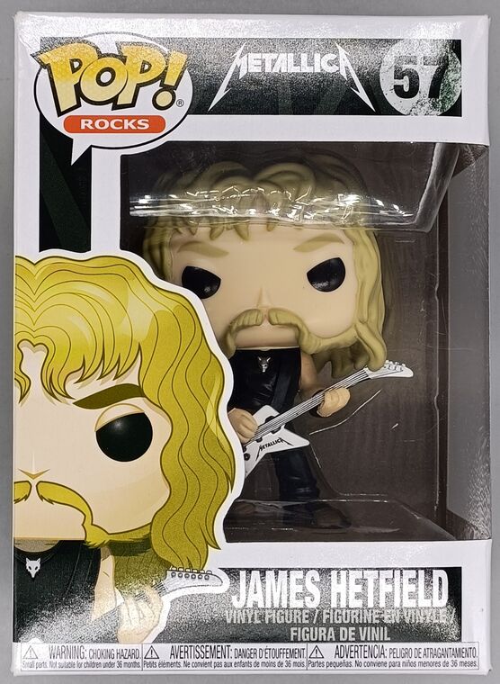 #57 James Hetfield - Metallica - BOX DAMAGE