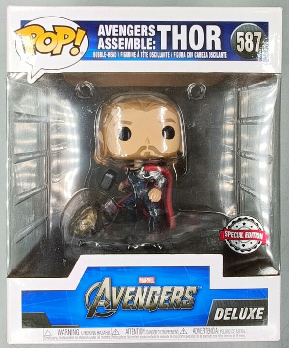 #587 Avengers Assemble: Thor - Deluxe - Marvel DAMAGED