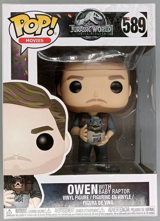 #589 Owen (with Baby Raptor) - Jurassic World