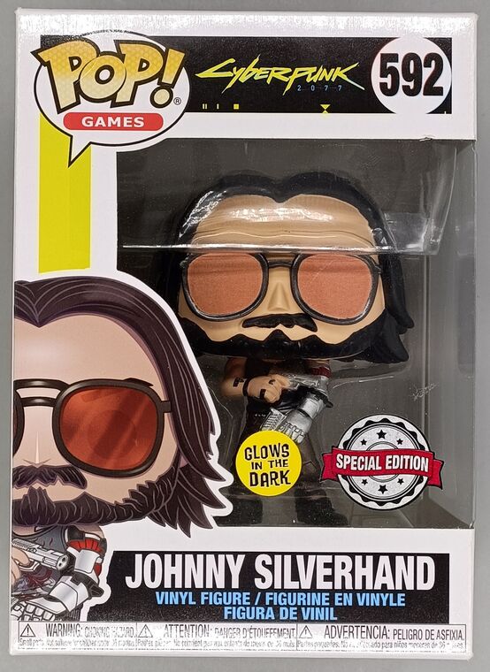 #592 Johnny Silverhand (w/ Sunglasses) Glow - Cyberpunk 2077