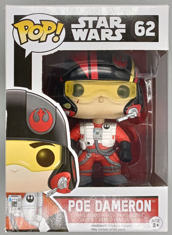 #62 Poe Dameron - Star Wars The Force Awakens - BOX DAMAGE