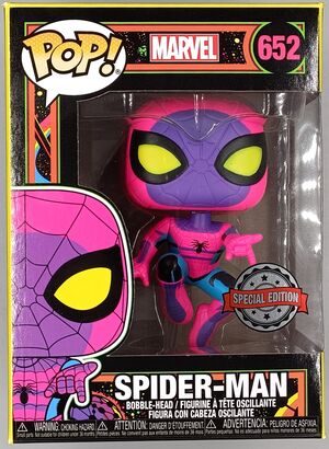 #652 Spider-Man (Blacklight) - Marvel Special Edition