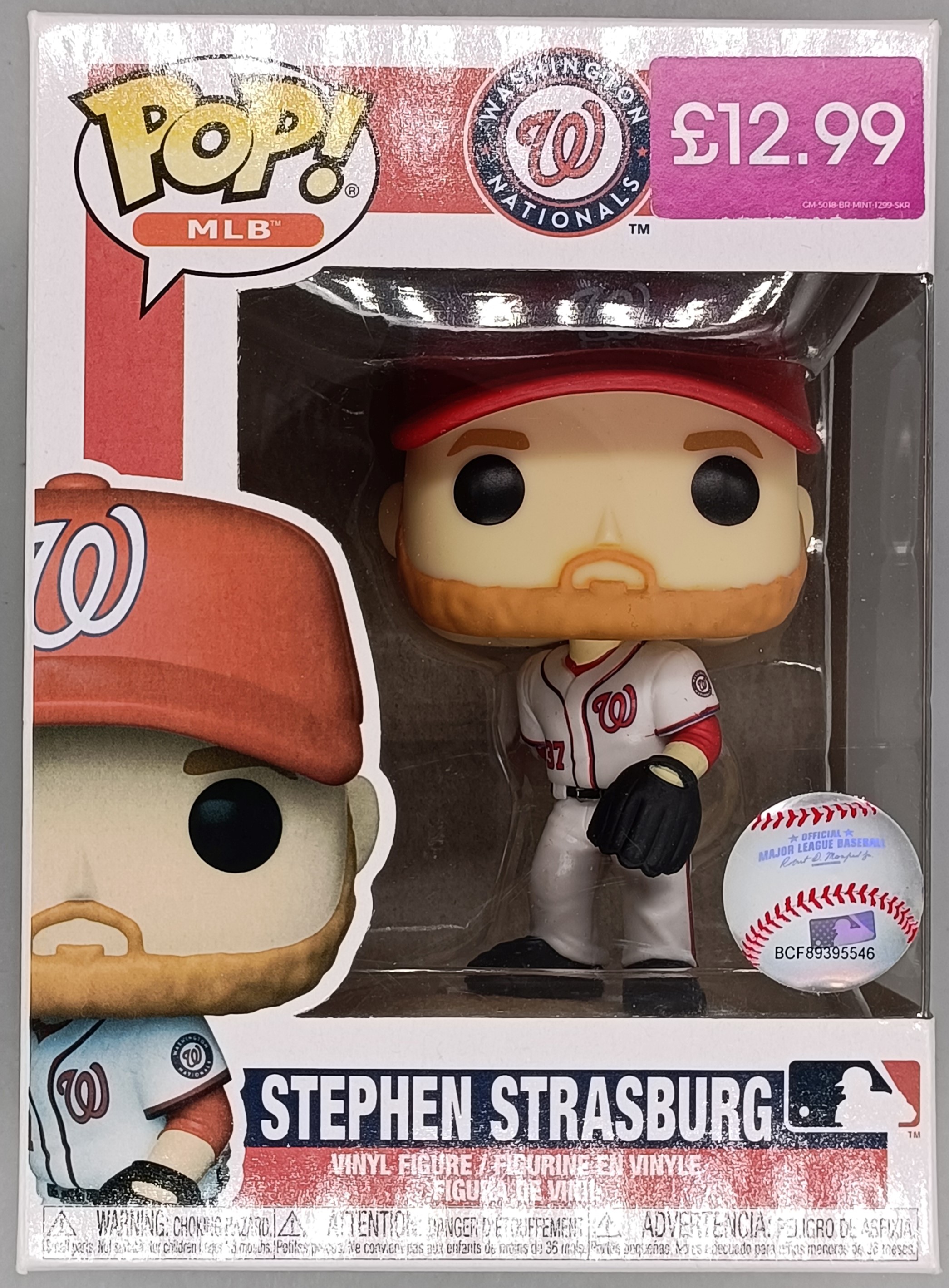 Funko POP MLB Stephen Strasburg Washington Nationals #66 Vinyl Figure