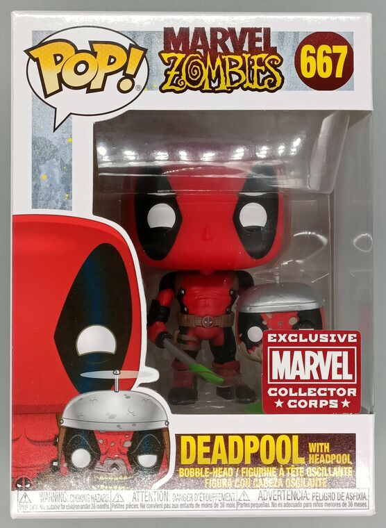 #667 Deadpool (with Headpool) - Marvel Zombies MCC