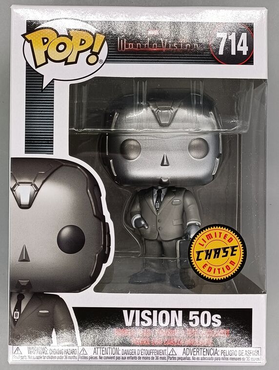 #714 50s Vision - B&W Chase - Marvel Wandavision DAMAGE