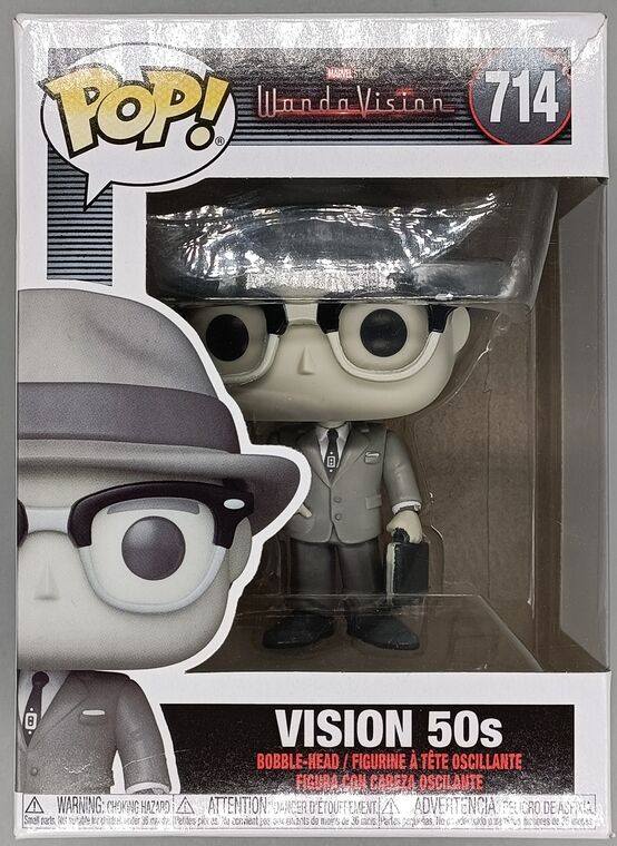 #714 50s Vision - B&W - Marvel - Wandavision BOX DAMAGE