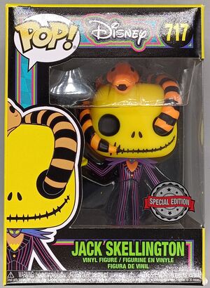 #717 Jack Skellington (w/ Snake) - Blacklight - Disney TNBC