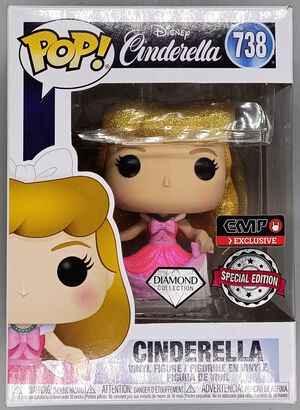 #738 Cinderella (Pink Dress) - Diamond - Disney