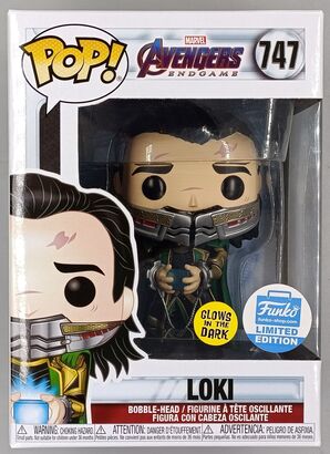 #747 Loki (w/ Tesseract) - Glow - Marvel Avengers Endgame