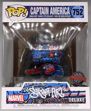 #752 Captain America - Deluxe - Marvel Street Art