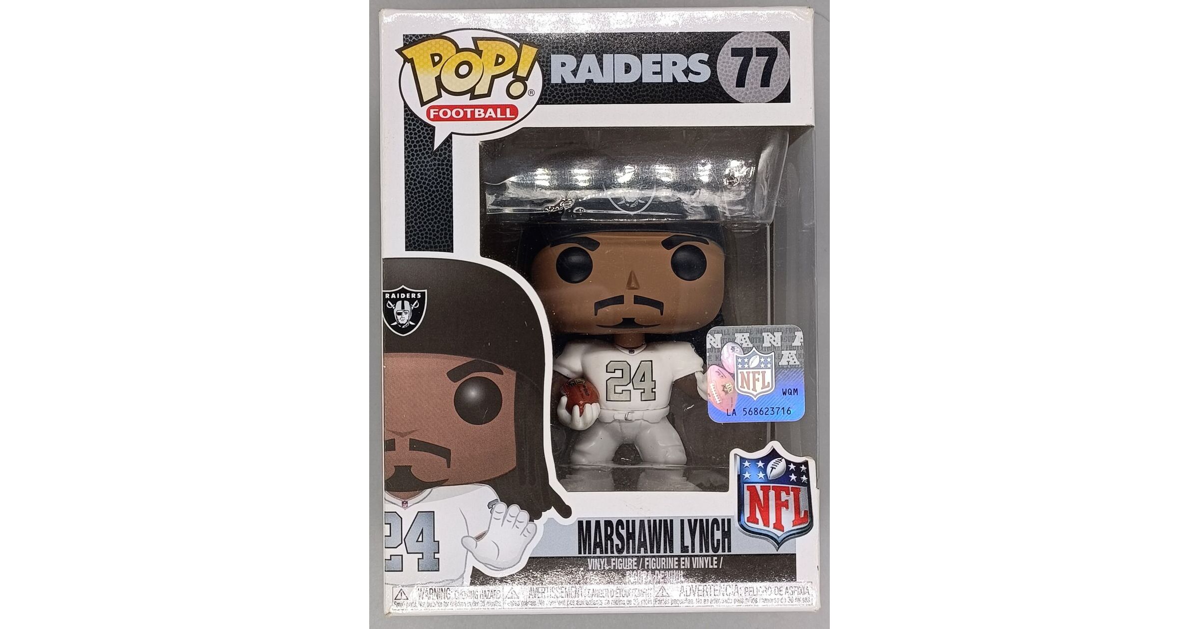 Funko NFL Oakland Raiders POP Football Marshawn Lynch Vinyl Figure