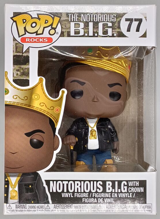 #77 Notorious B.I.G. (with Crown) - BOX DAMAGE