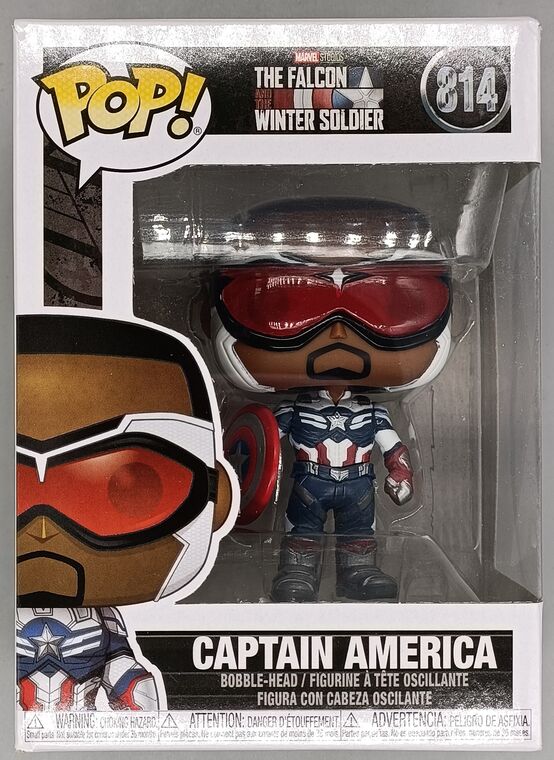 #814 Captain America - Marvel Falcon & Winter Soldier DAMAGE