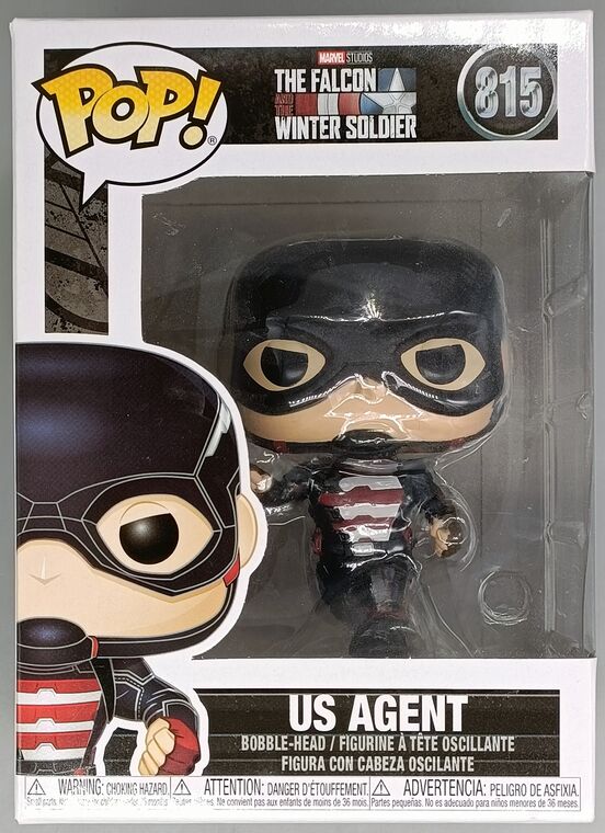 #815 US Agent - Marvel Falcon & Winter Soldier - BOX DAMAGE