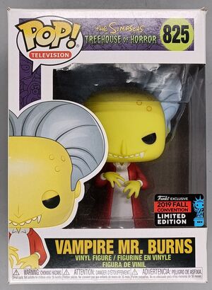 #825 Vampire Mr. Burns - The Simpsons - 2019 Con - DAMAGED