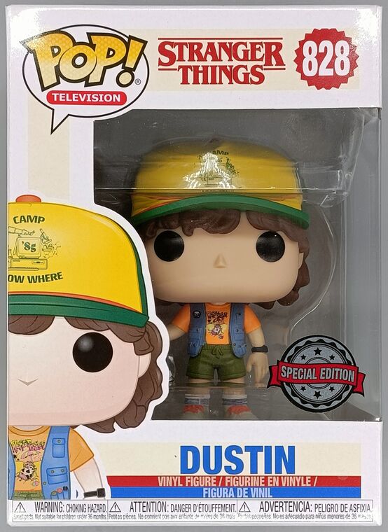 #828 Dustin (w/ Vest) - Stranger Things - 2019 Co BOX DAMAGE