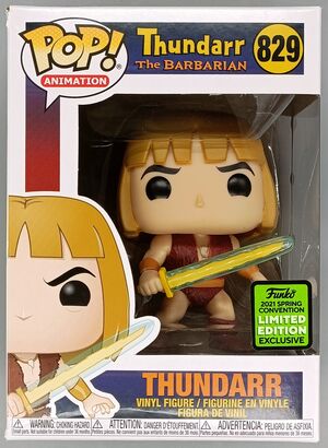 #829 Thundarr The Barbarian - 2020 Con - BOX DAMAGE