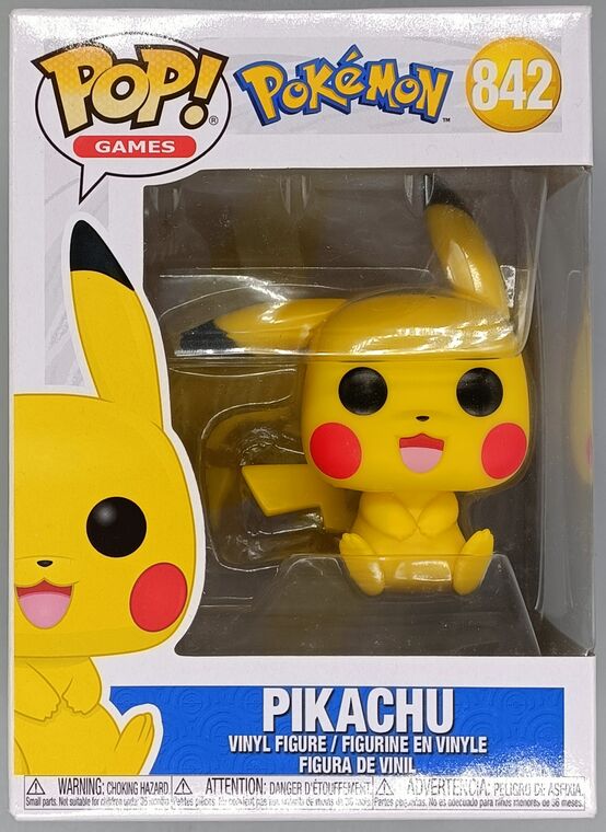 #842 Pikachu (Sitting) - Pokemon