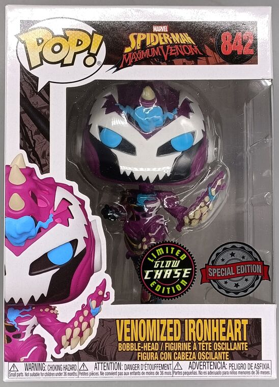 #842 Venomized Ironheart - Glow Chase Edition - Marvel