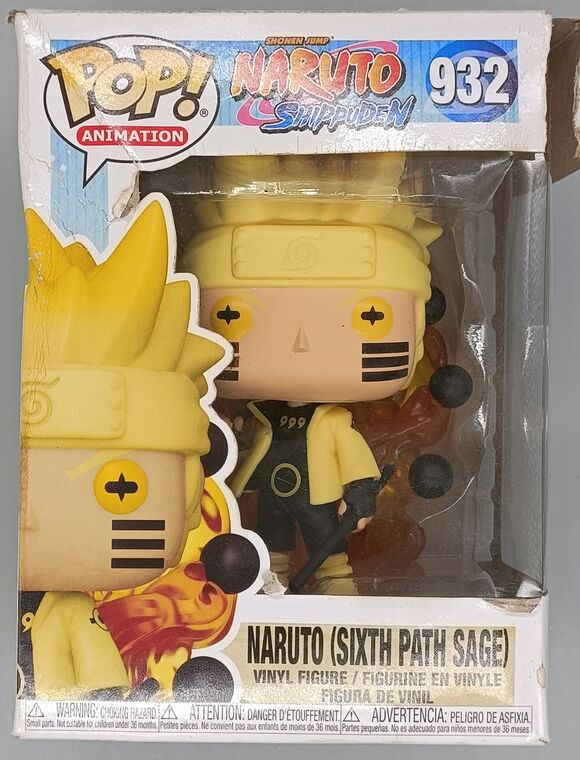 #932 Naruto Sixth Path Sage - Naruto Shippuden - BOX DAMAGE