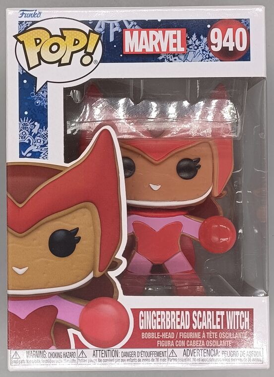 #940 Gingerbread Scarlet Witch - Marvel Holiday - BOX DAMAGE