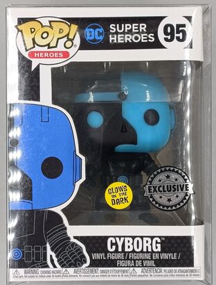 #95 Cyborg (Silhouette) - Glow - DC Super Heroes