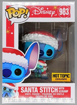 #983 Santa Stitch (with Scrump) Disney Lilo & Stitch DAMAGE
