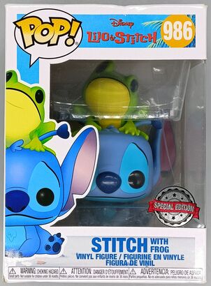 #986 Stitch (with Frog) - Disney Lilo & Stitch - BOX DAMAGE