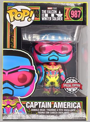 #987 Captain America Blacklight Marvel Falcon & The Winter S