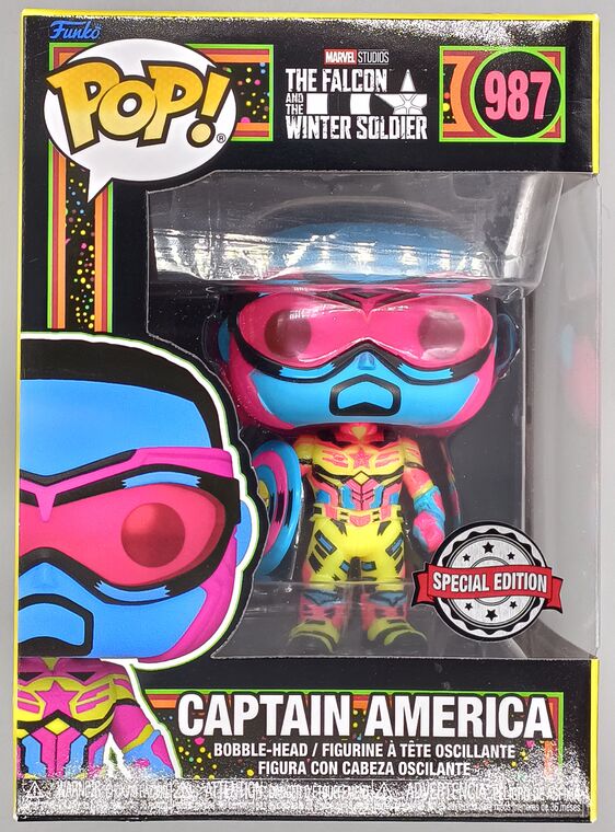 #987 Captain America Blacklight Marvel Falcon & The Winter S