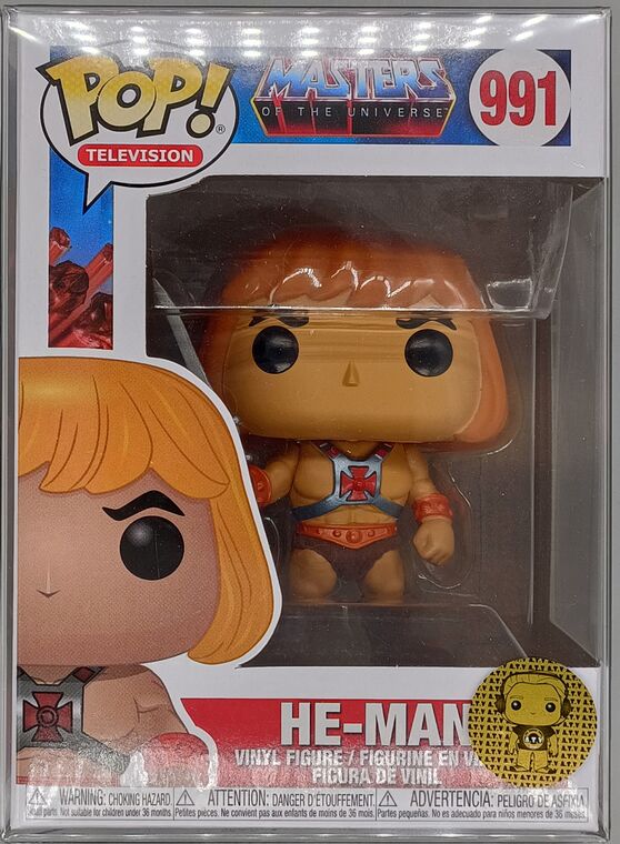 #991 He-Man (Raising Sword) Flocked Masters of the Universe