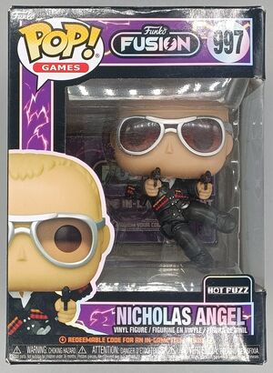 #997 - Nicholas Angel - Hot Fuzz - Funko Fusion - BOX DAMAGE