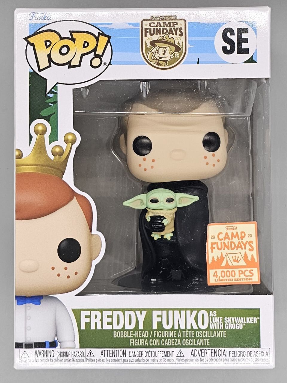 Freddy Funko as Luke Skywalker with outlets Grogu