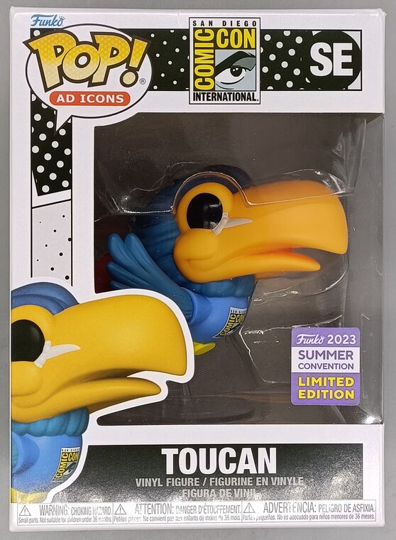 #SE Toucan (Flying) SDCC Ad Icons - 2023 Con