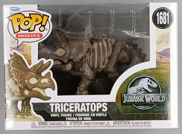 #1681 Triceratops (Fossil) - Jurassic World - BOX DAMAGE